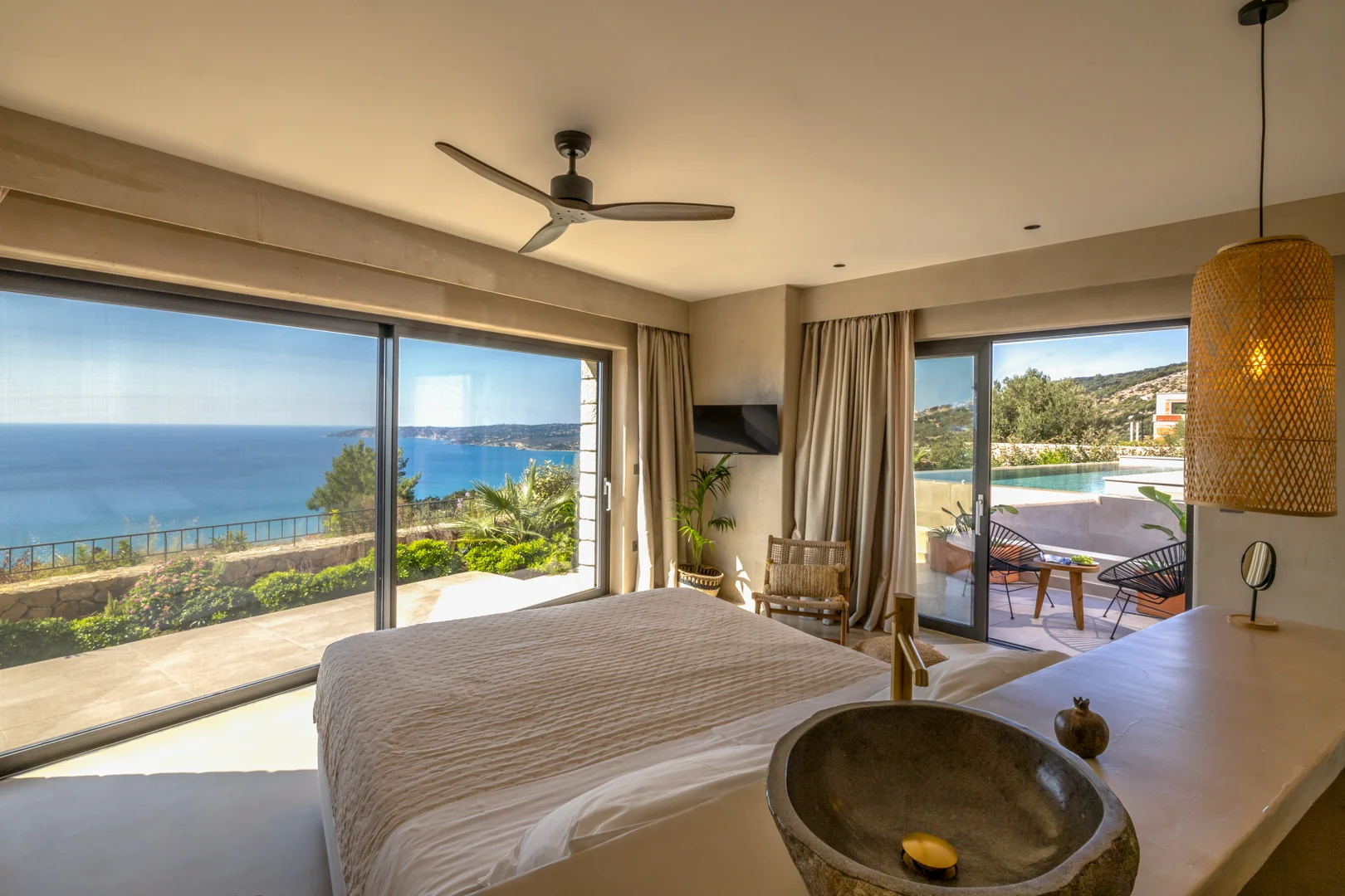 Kefalonia Villas - Villa Ioulia Kefalonia - Apeiron Villas Kefalonia - Kefalonia Modern Villas