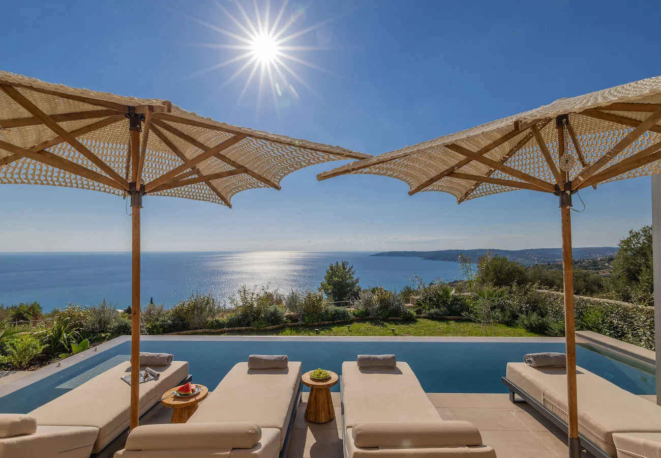 Kefalonia Villas - Villa Ioulia Kefalonia - Apeiron Villas Kefalonia - Kefalonia Modern Villas